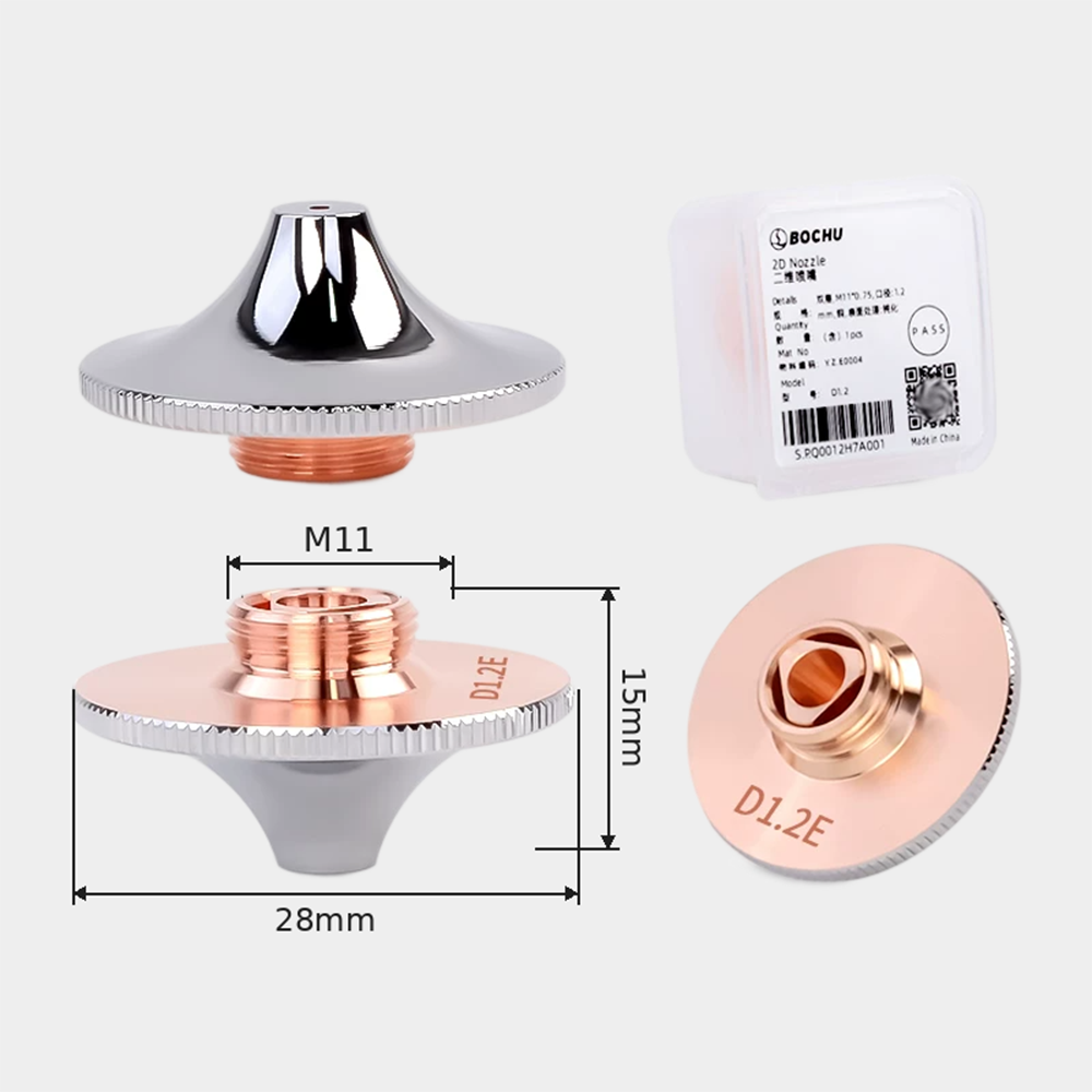 BOCI Original 2D High Speed Laser Cutting Nozzle D28 H15 M11